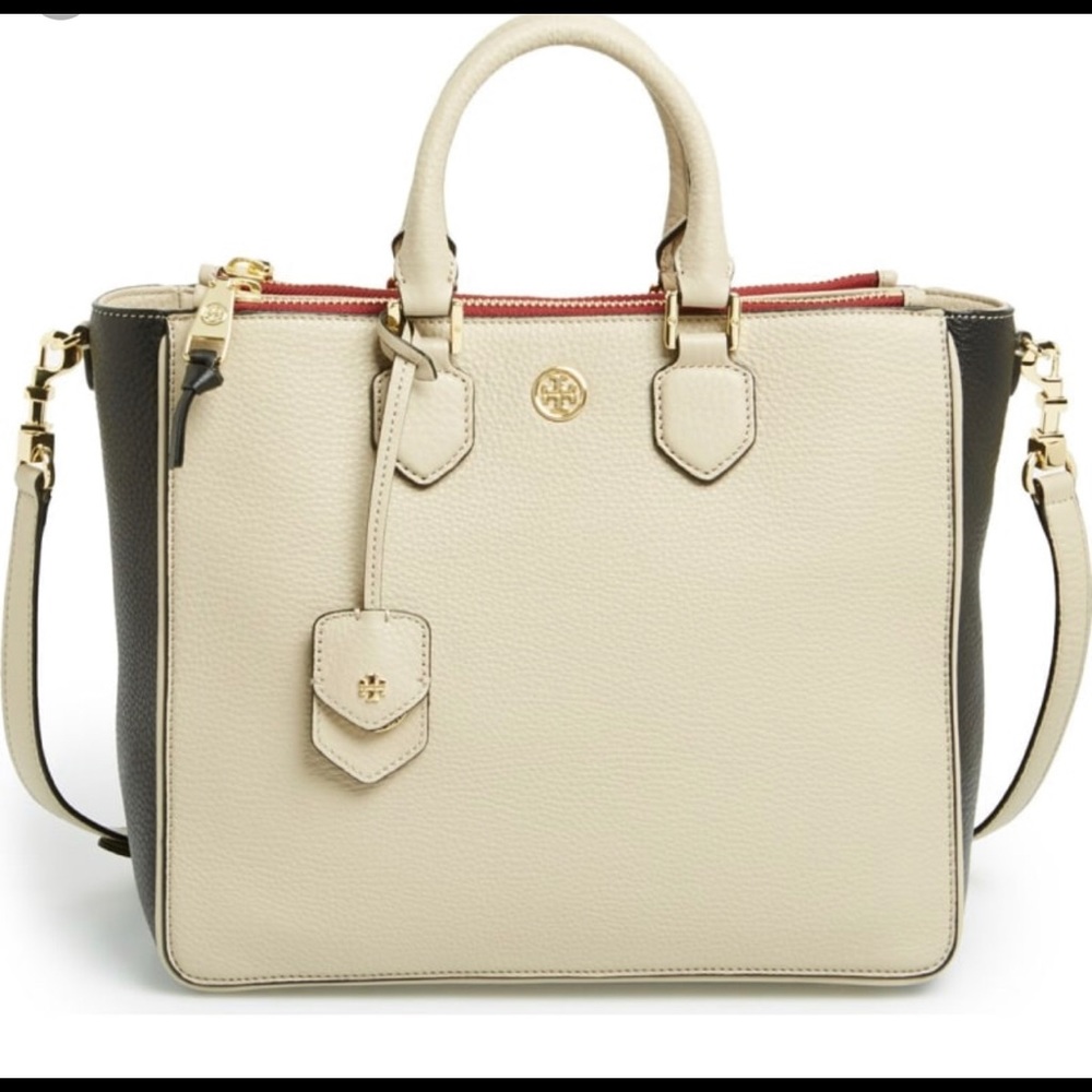 Tory Burch Color Block Tote - Picture 2 of 4